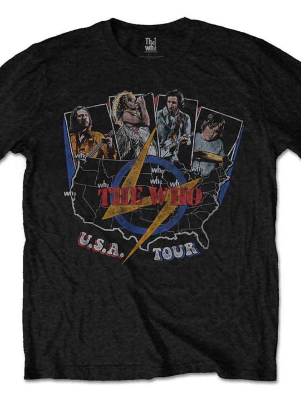 The Who Unisex T-Shirt USA Tour Vintage